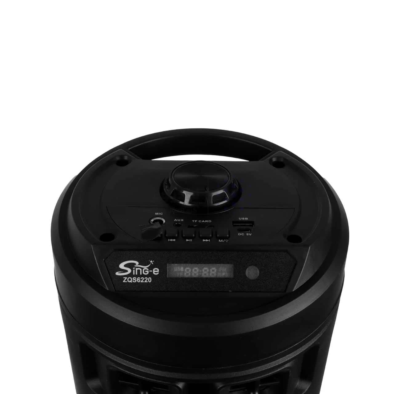 اسپیکر 20W بی سیم SinG-e مدل ZQS-6220 – مشکی — تصویر ۳