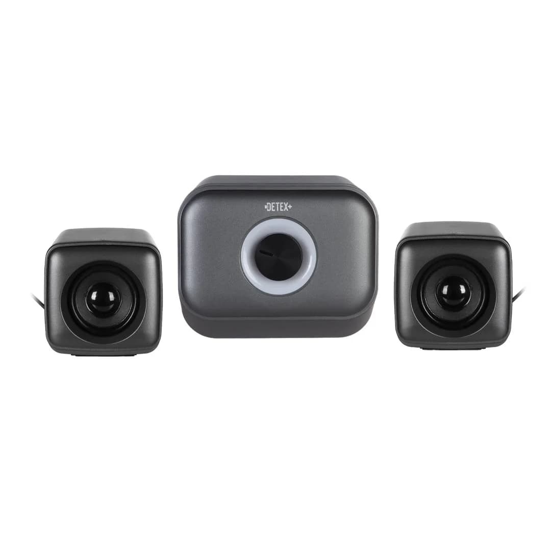اسپیکر سه تکه رومیزی +DETEX مدل DS913 – مشکی