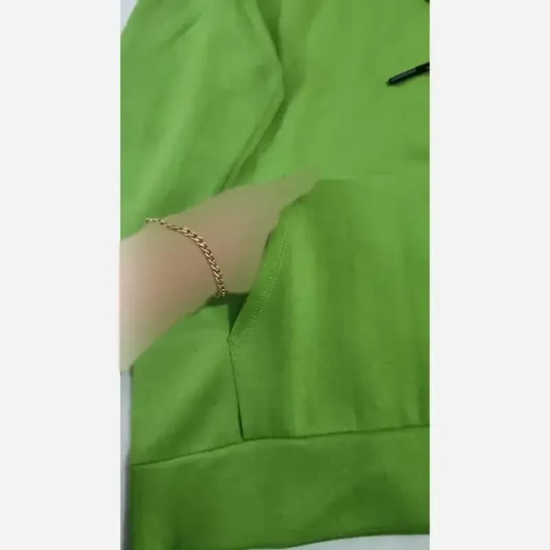هودی کلاه دار لش اسپرت دورس پنبه توکرک درجه یک فری سایز — تصویر ۴