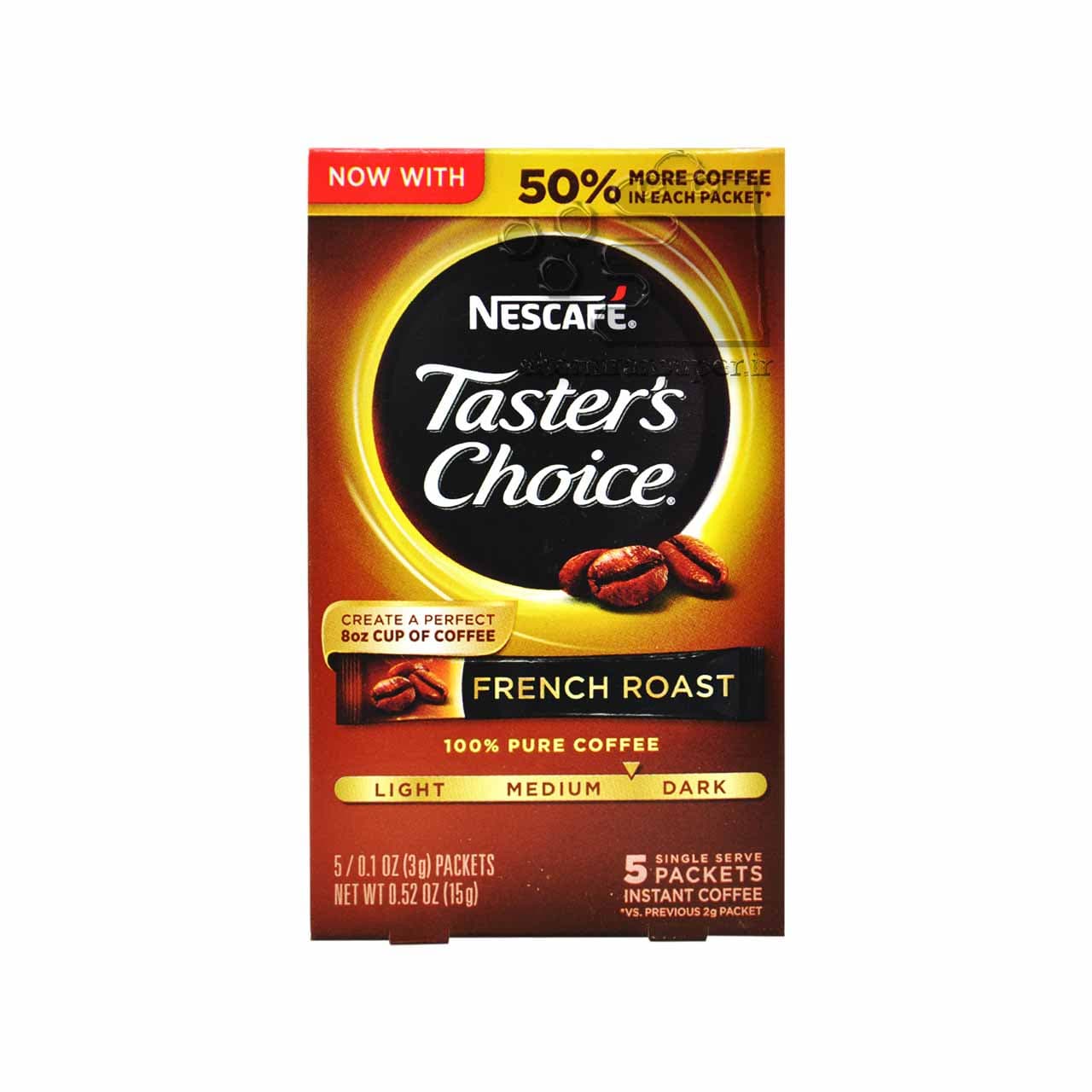 قهوه فوری فرنچ رست ( قوی ) ۶ عدد تیستر چویس – taster’s choice