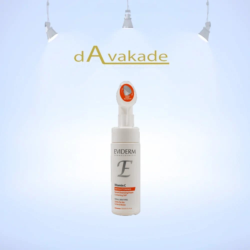 EVIDERM فوم ژل شستشوی صورت ویتامین سی
