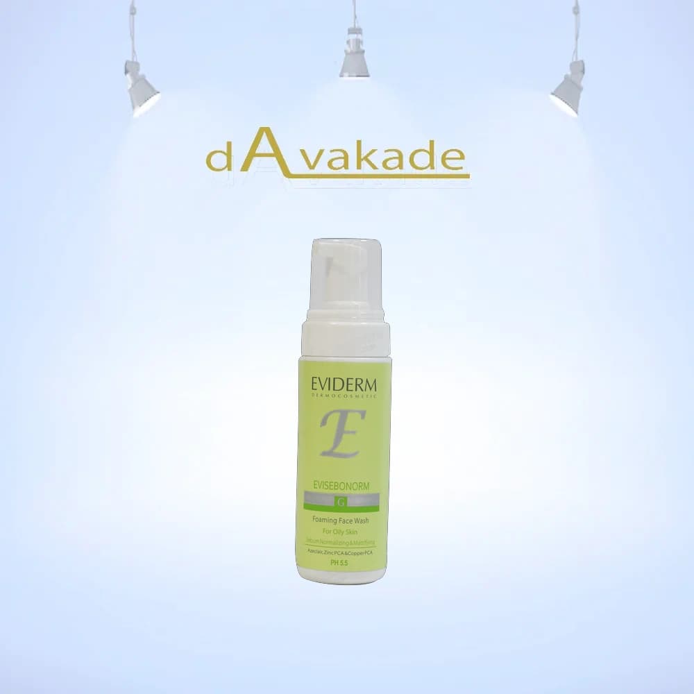 EVIDERM فوم ژل شستشوی صورت اوی سبونورم