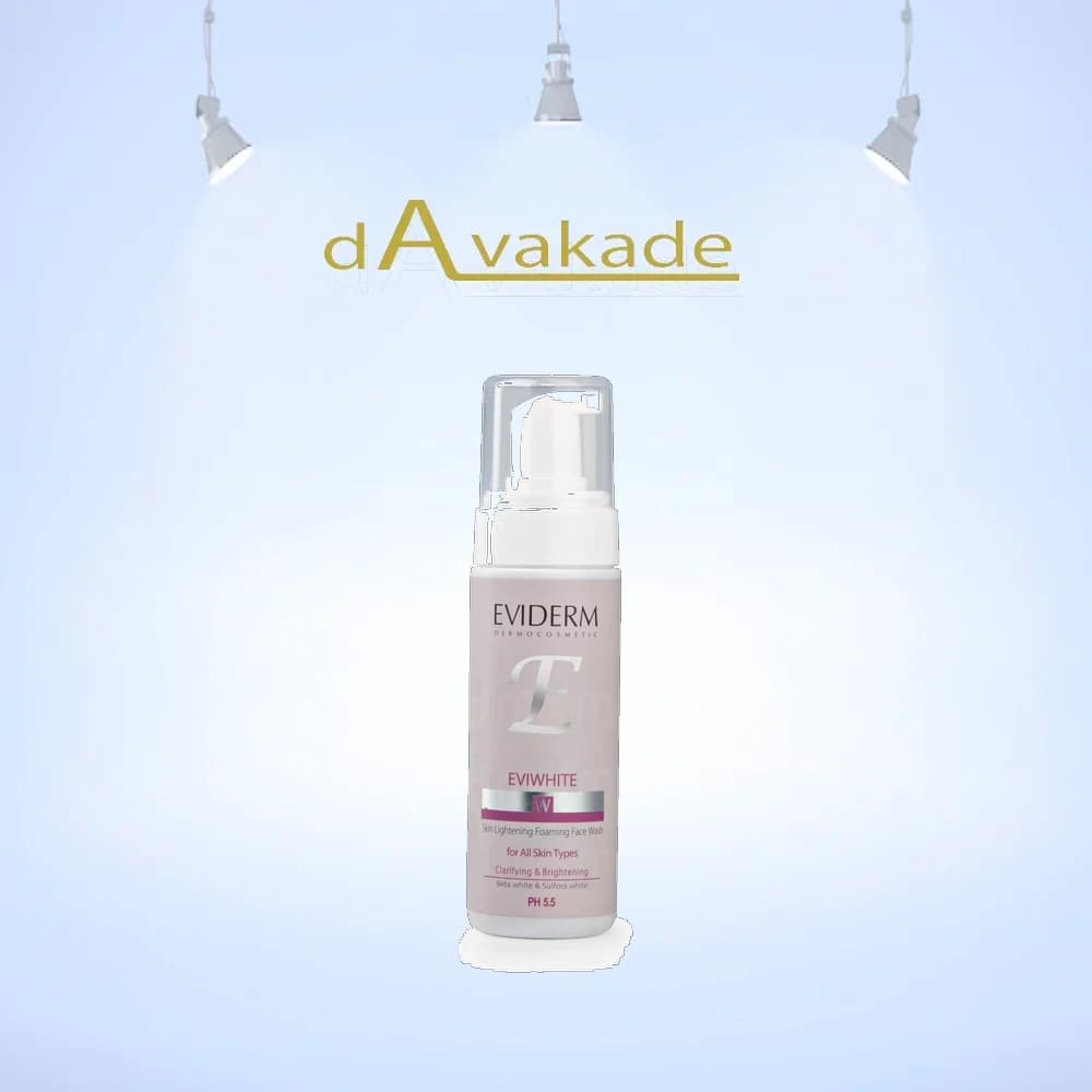 EVIDERM فوم ژل شستشوی اوی وایت