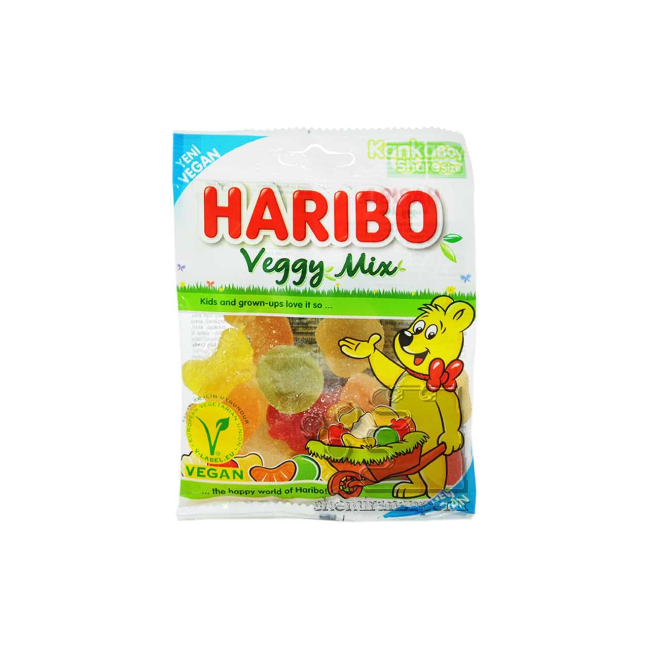 پاستیل میوه ای ( وگان ) ۸۰ گرم وگی میکس هاریبو – haribo