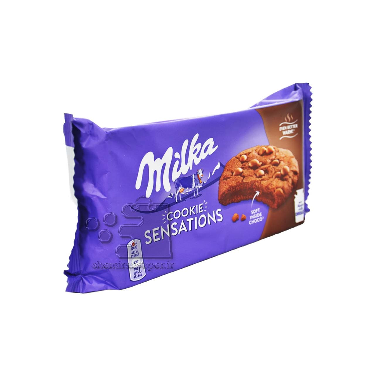 کوکی شکلاتی با مغز شکلاتی ۱۵۰ گرم سنسیشن میلکا – milka — تصویر ۲