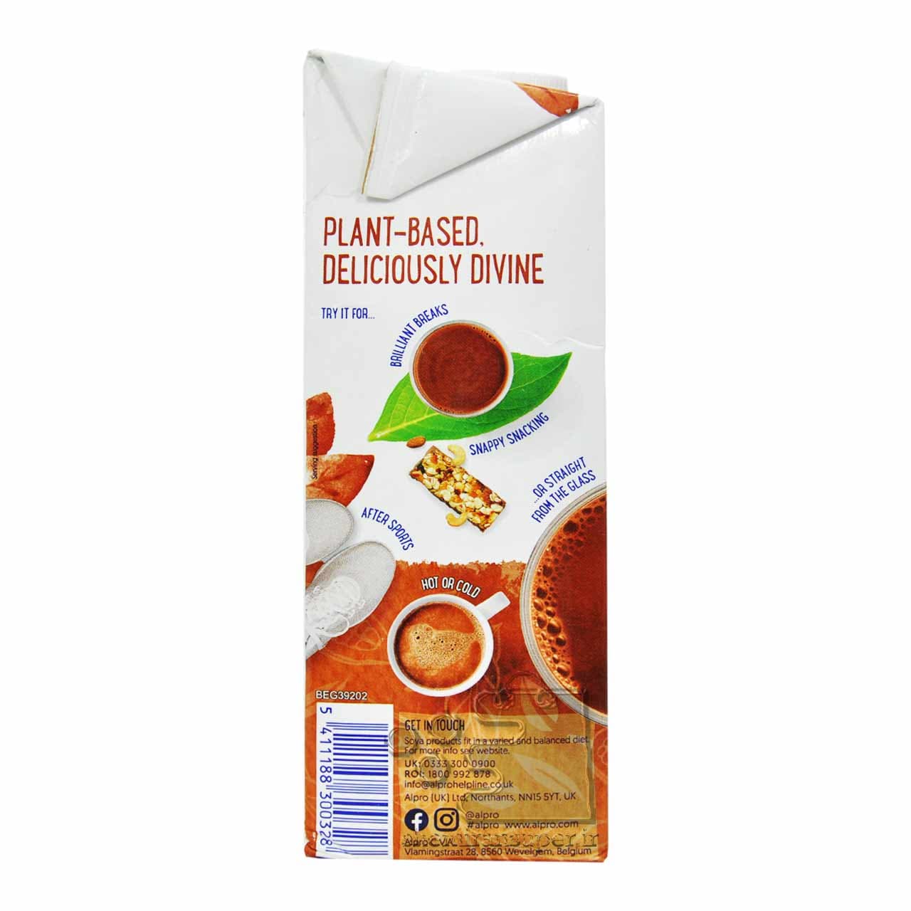 شیر سویا شکلاتی ۱ لیتر آلپرو – alpro — تصویر ۲