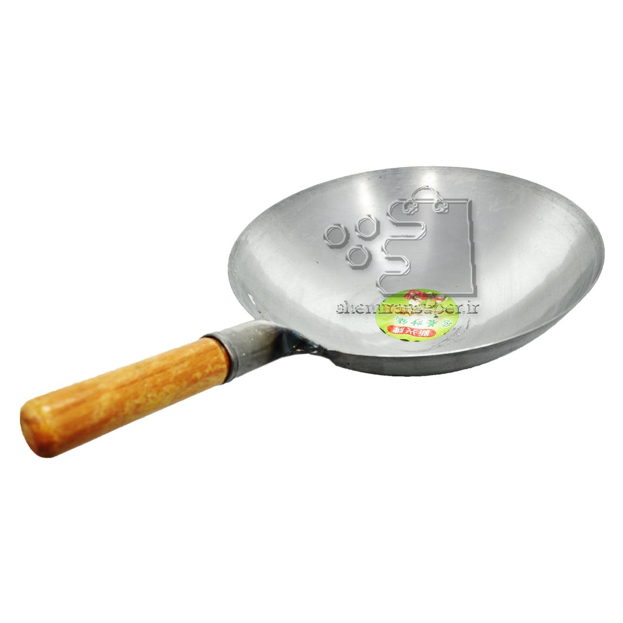 ماهیتابه وک چدنی با قطر ۳۶ سانتی
