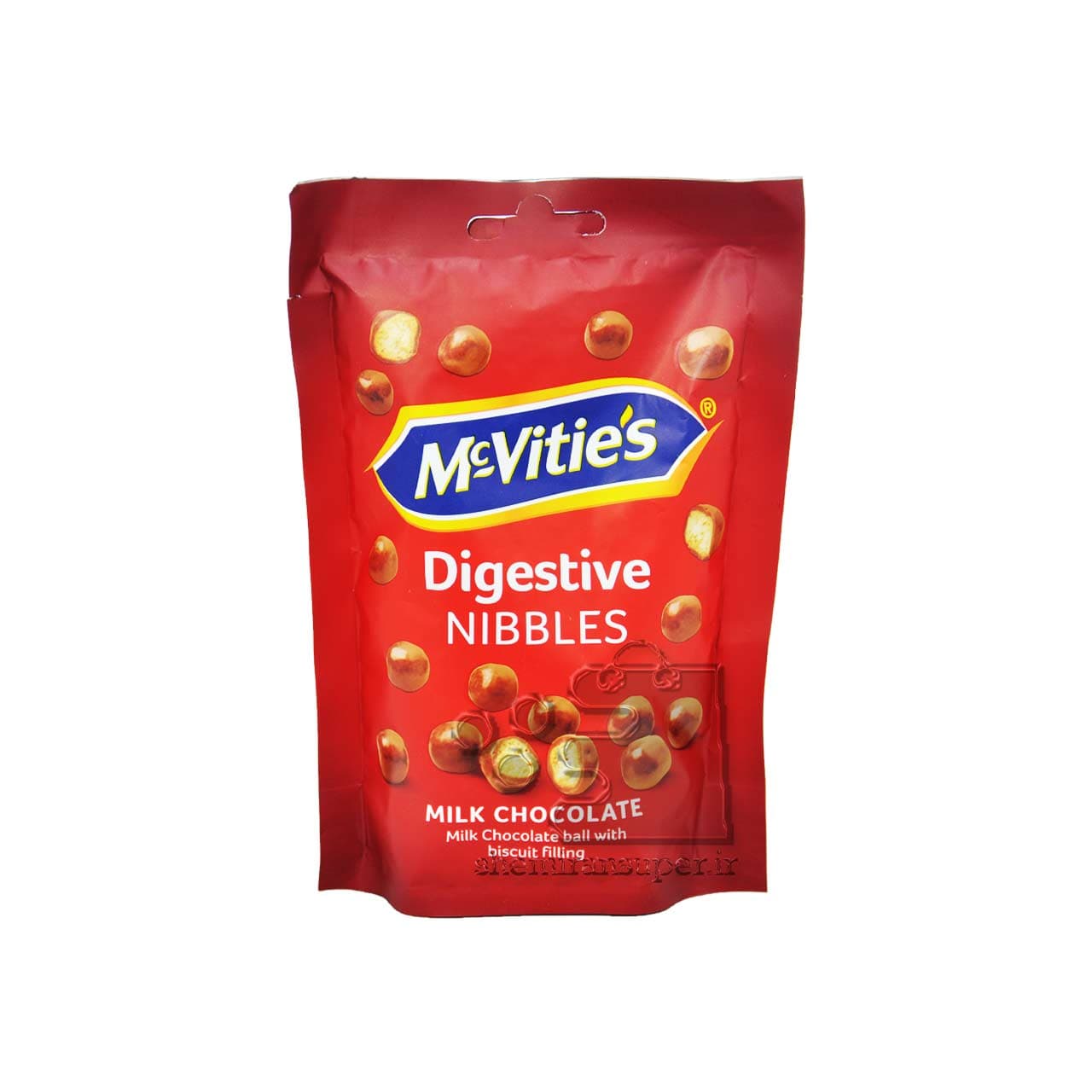 بیسکوییت توپی با روکش شکلات شیری ۸۰ گرم مک ویتیز – mc vities