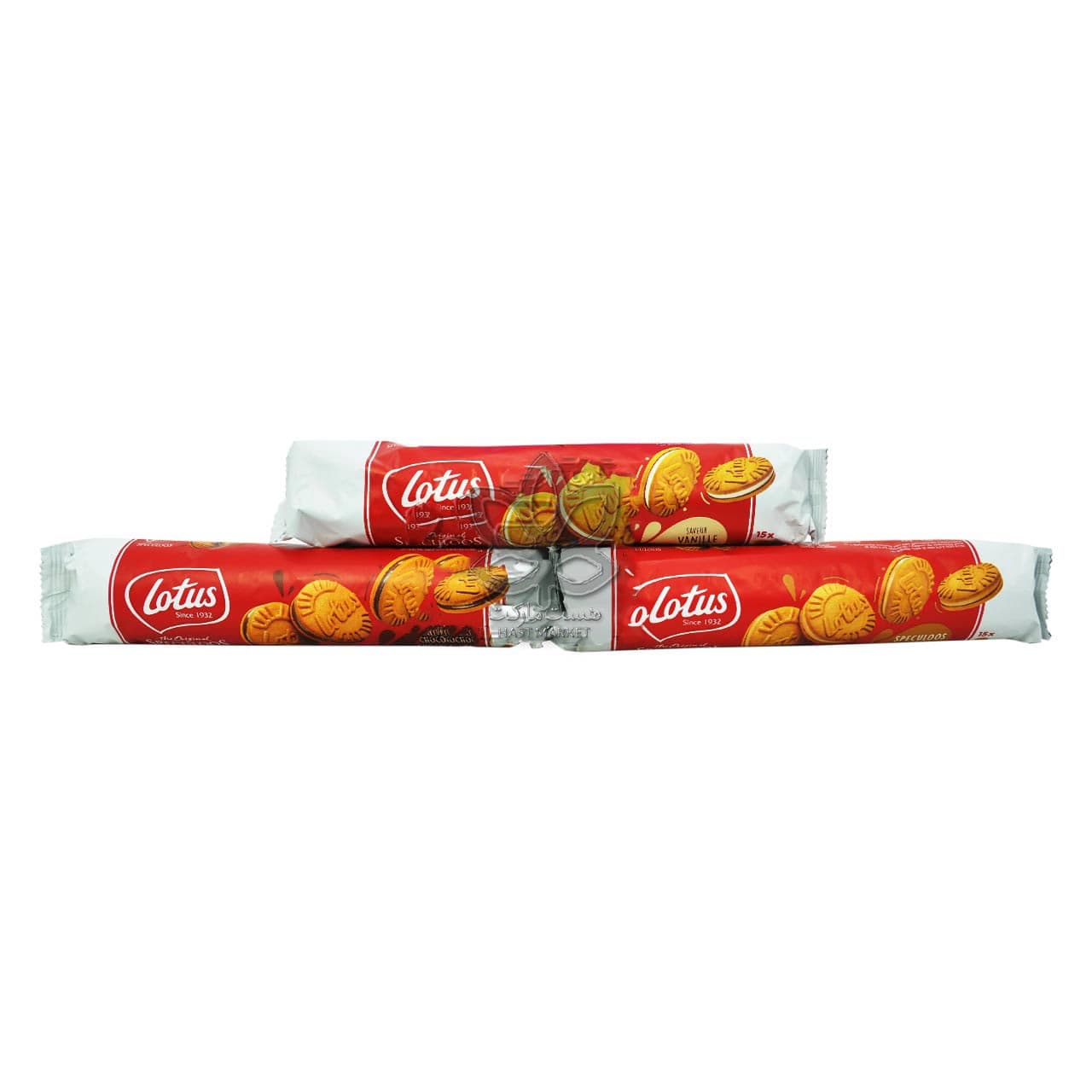 بیسکوییت کرم وانیلی ۱۵۰ گرم لوتوس – lotus — تصویر ۳