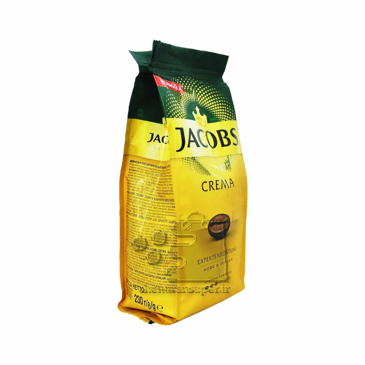 دانه قهوه ۲۳۰ گرم کرما جاکوبز – jacobs — تصویر ۲