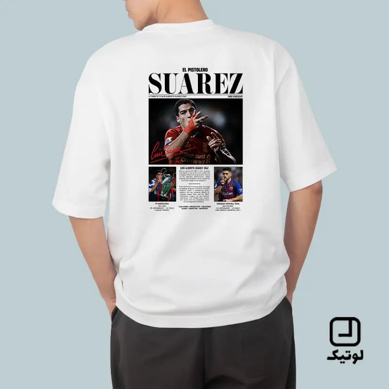 تیشرت فوتبالی طرح لوییس سوارز Suarez – کد TF102