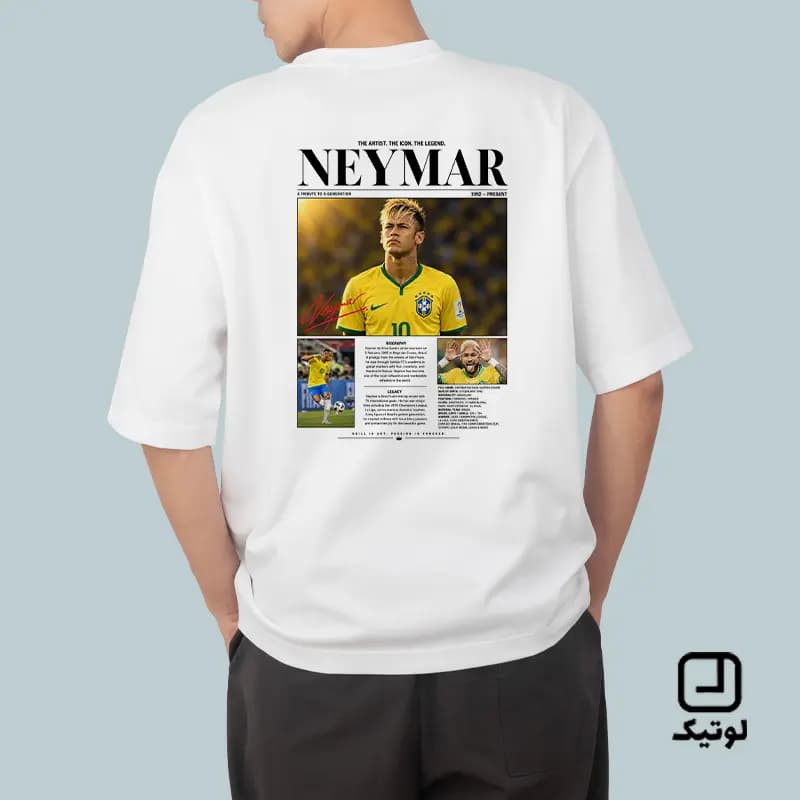 تیشرت فوتبالی طرح نیمار Neymar – کد TF097