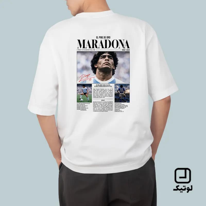 تیشرت فوتبالی طرح مارادونا Maradona – کد TF082