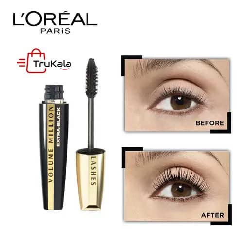 ریمل حجم دهنده میلیون لشز لورال Loreal — تصویر ۳