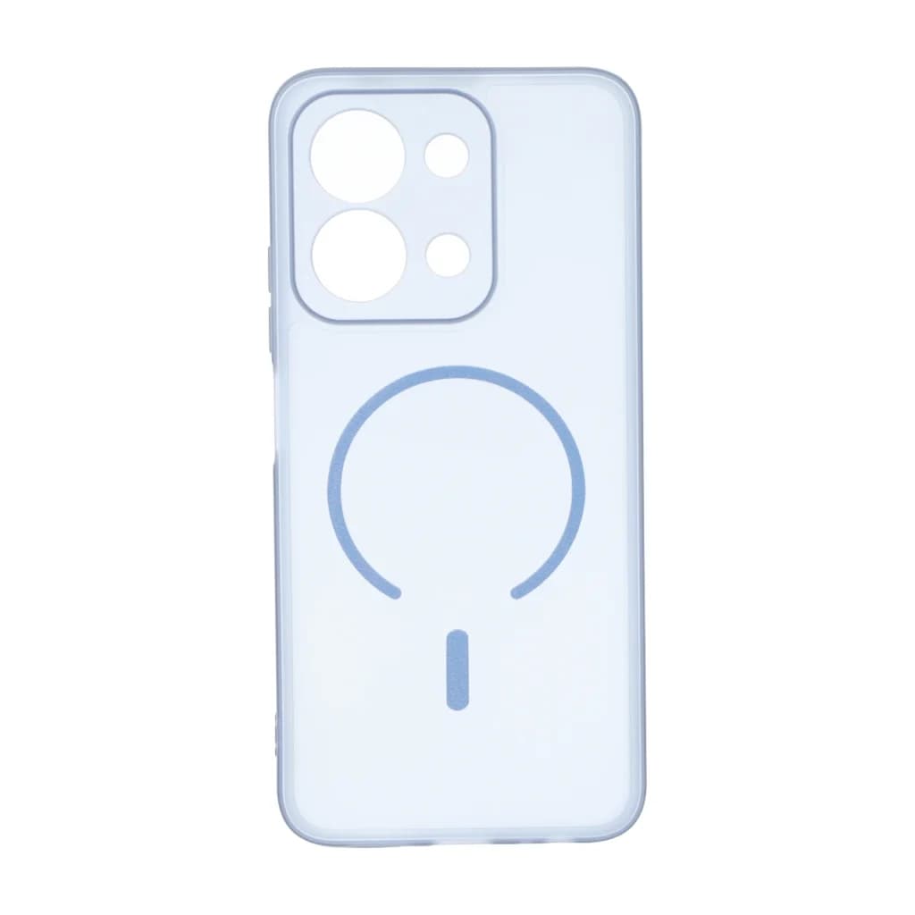 قاب ژله ای مات طرح مگ سیف Power محافظ لنزدار Xiaomi Redmi 15C / Poco C85 – آبی — تصویر ۲