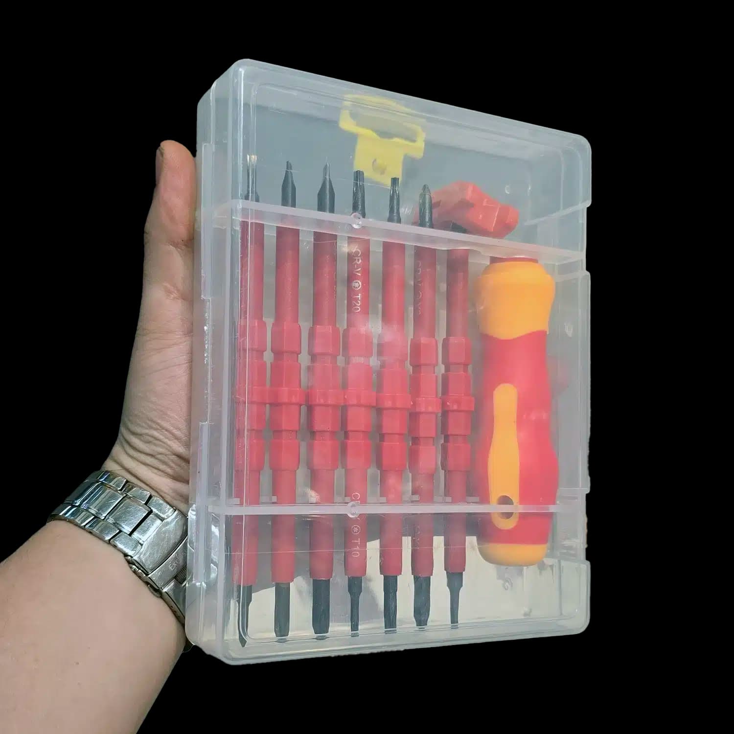 ست پیچ‌گوشتی عایق دو سر مدل DG-1 مجموعه 8 عددی — تصویر ۸