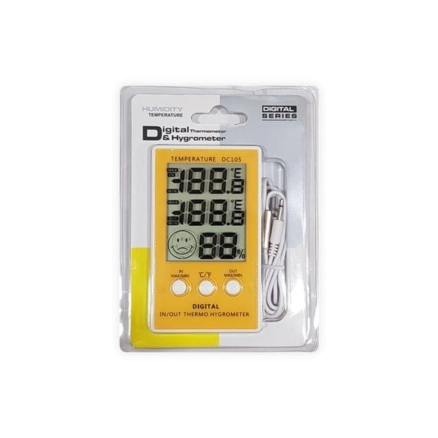 دماسنج و رطوبت سنج دیجیتالی مدل DC-105