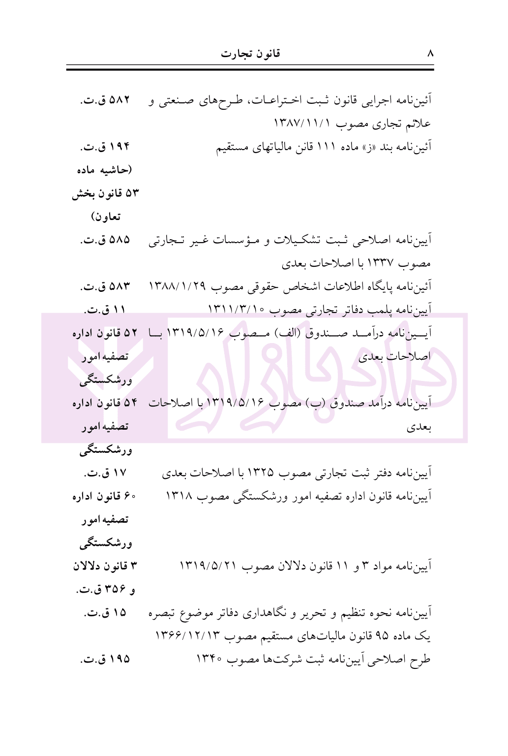 قانون تجارت در نظم حقوقی کنونی | دکتر دمرچیلی — تصویر ۵