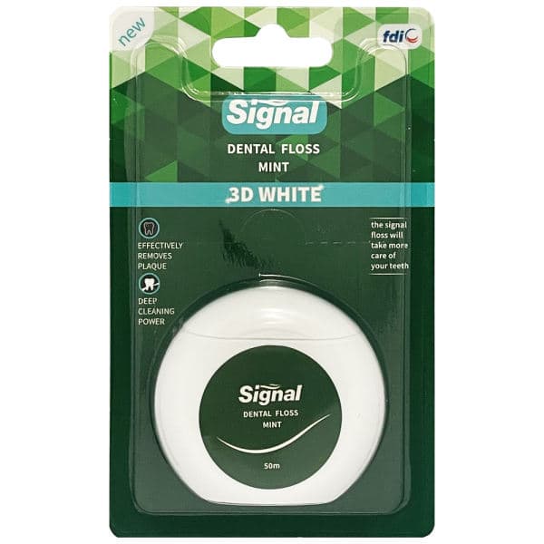 نخ دندان سیگنال Signal مدل 3D WHITE طول 50 متر