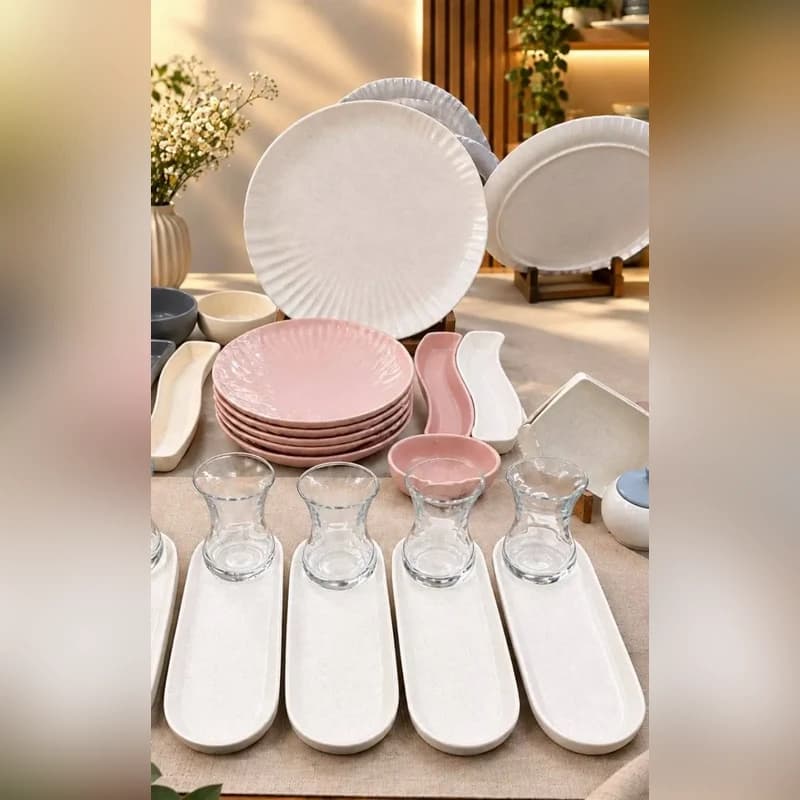 سرویس صبحانه ایسرام مدل صدف 00533853- 4 نفره — تصویر ۲