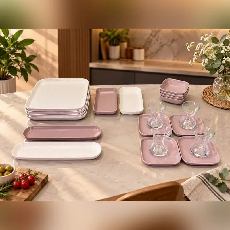سرویس صبحانه ایسرام مدل ویونا 00535387 – 4 نفره — تصویر ۲