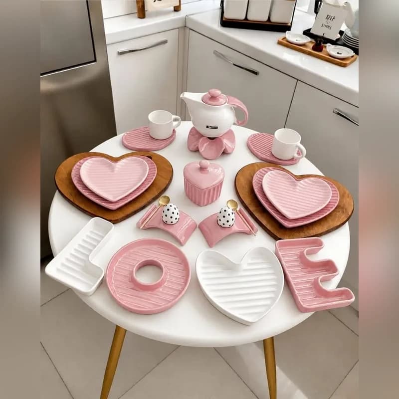 سرویس صبحانه ایسرام مدل لاو 00541288 – ۲ نفره — تصویر ۲