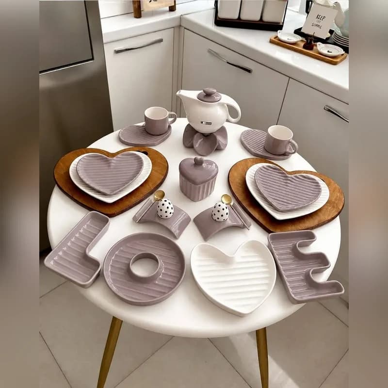 سرویس صبحانه ایسرام مدل لاو 00541288 – ۲ نفره — تصویر ۵
