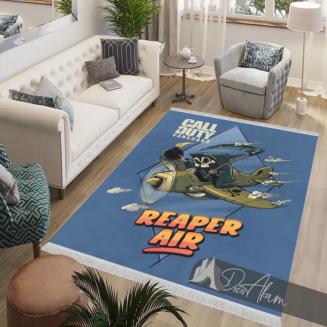 فرشینه کالاف دیوتی ونگارد طرح هواپیماهای جنگی Reaper Air کد DA-(7092) | فرش گیمینگ — تصویر ۲