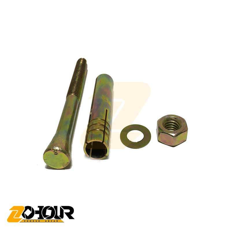 رول بولت سایز 12×200 میلیمتری طلايی ايرانی — تصویر ۲