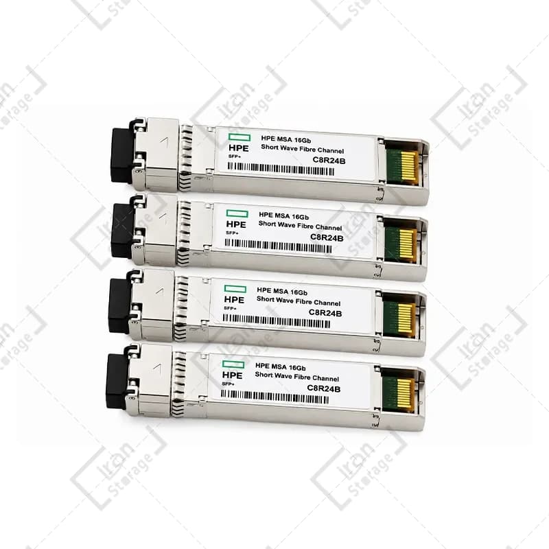 ماژول فیبر نوری HPE MSA 16Gb Short Wave Fibre Channel SFP+ 4pck (C8R24B)