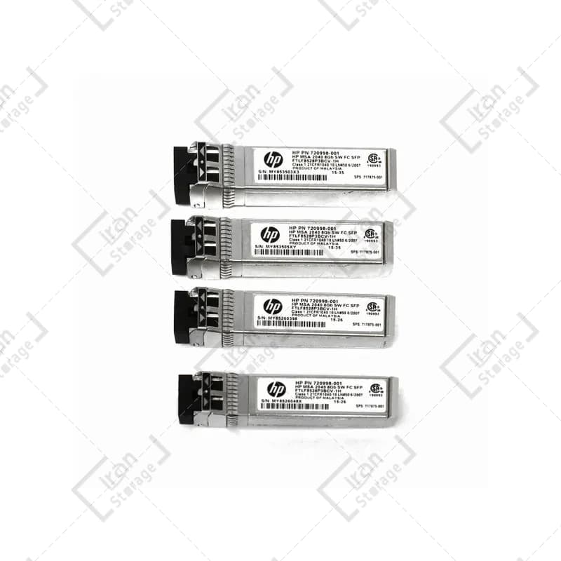 ماژول فیبر نوری HPE MSA 8Gb Short Wave Fibre Channel SFP+ 4pck (C8R23A)