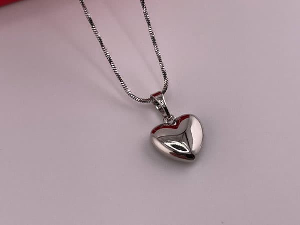 گردنبند ژوپینگ طرح قلب ظریف — تصویر ۵