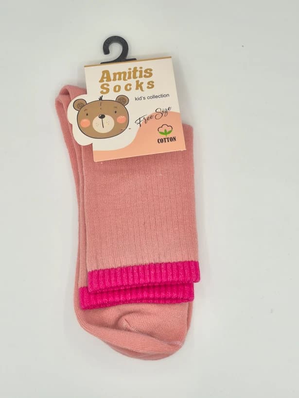 جوراب ساق بلند ساده Amitis socks برای سن ۶ سال — تصویر ۲