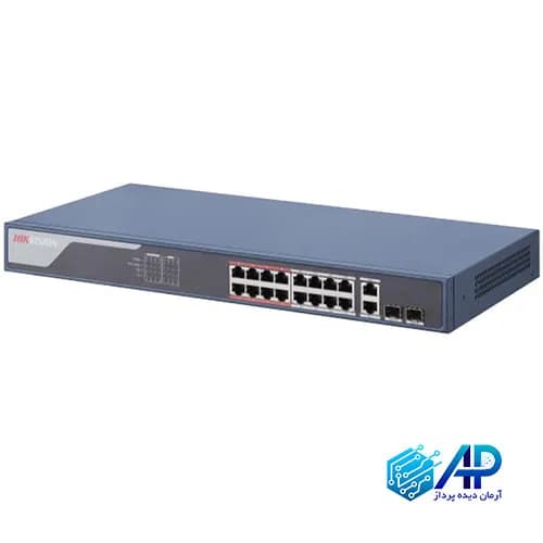 سوئیچ شبکه 16 پورت هایک ویژن مدل DS-3E1318P-SI