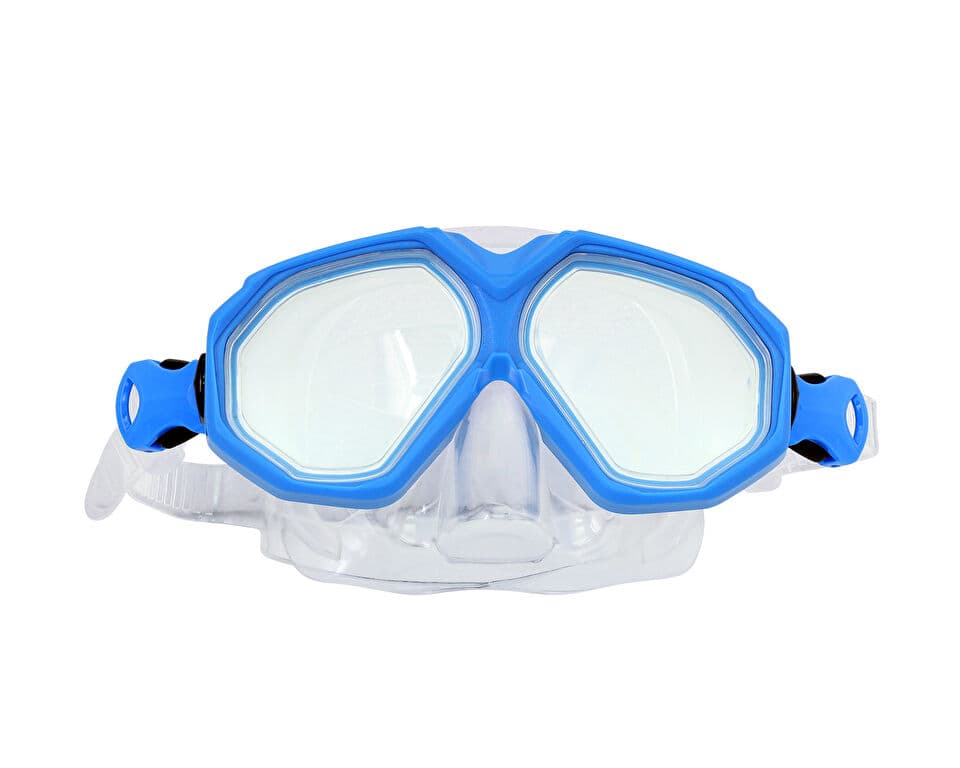Speedo AU DUAL LENSES MASK WITH SNRKL BLU/BLK Snorkel — تصویر ۲