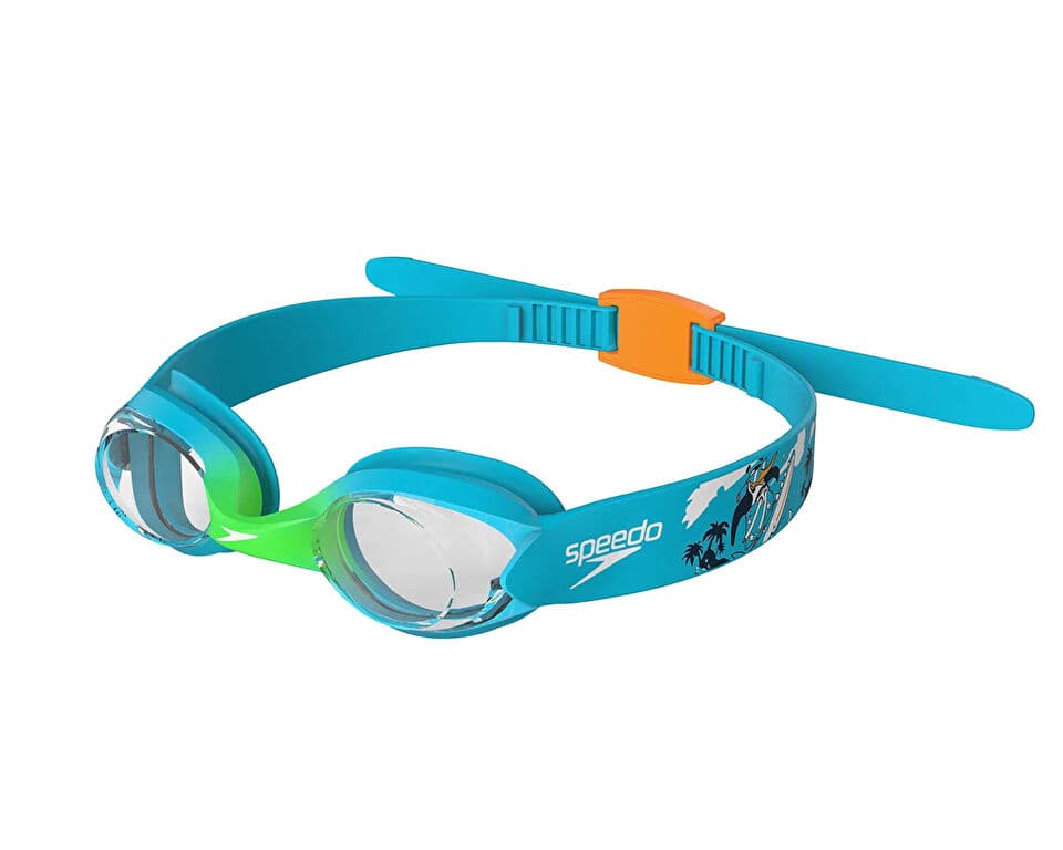 Speedo ILLUSION GOG IU BLUE/GREEN Swimming Goggles