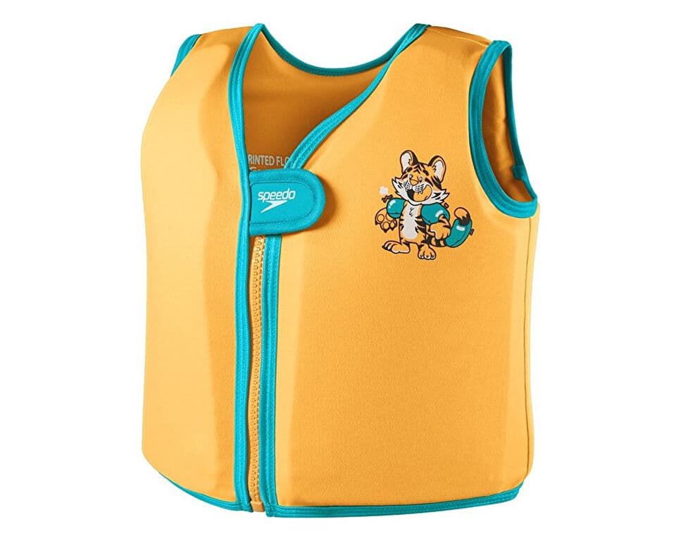 Speedo PRINTED FLOAT VEST IU ORANGE/GREEN Accessories