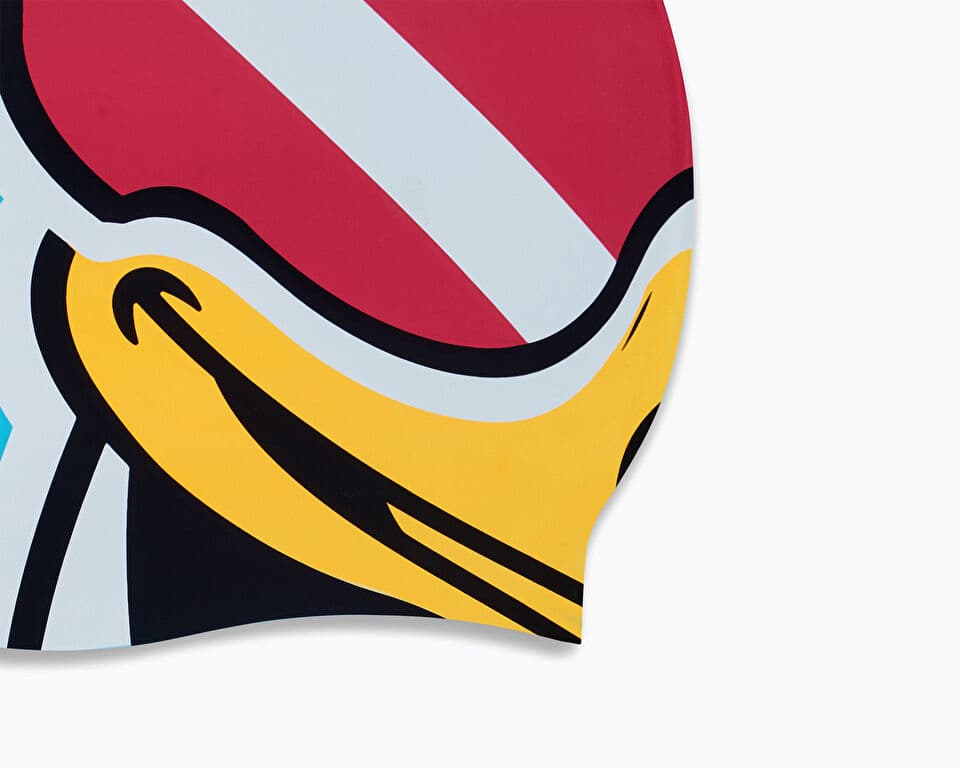 Speedo PRINTED CHARACTER CAP IU BLUE Swim Cap — تصویر ۲