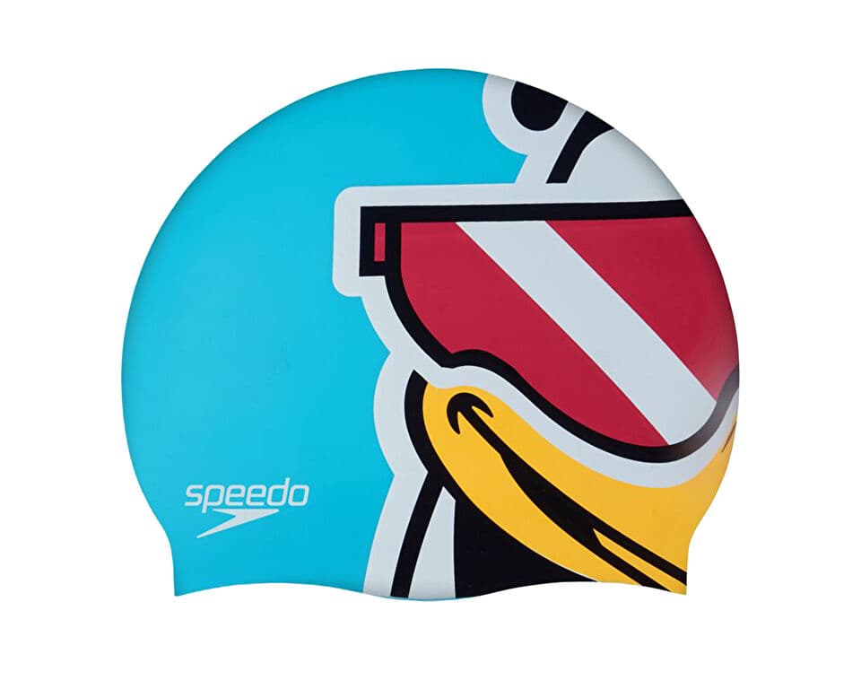 Speedo PRINTED CHARACTER CAP IU BLUE Swim Cap
