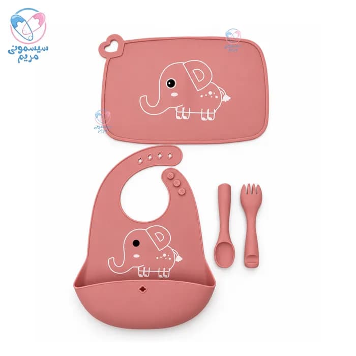 ست ظرف غذا 10 تیکه چسبان سیلیکونی اونلی بیبی Only Baby