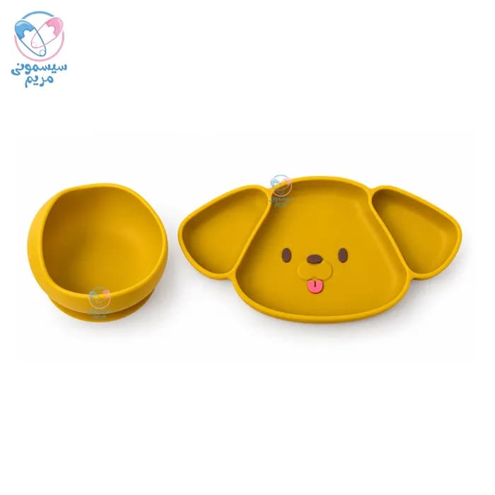 ست ظرف غذا 7 تیکه چسبان سیلیکونی اونلی بیبی Only Baby — تصویر ۷