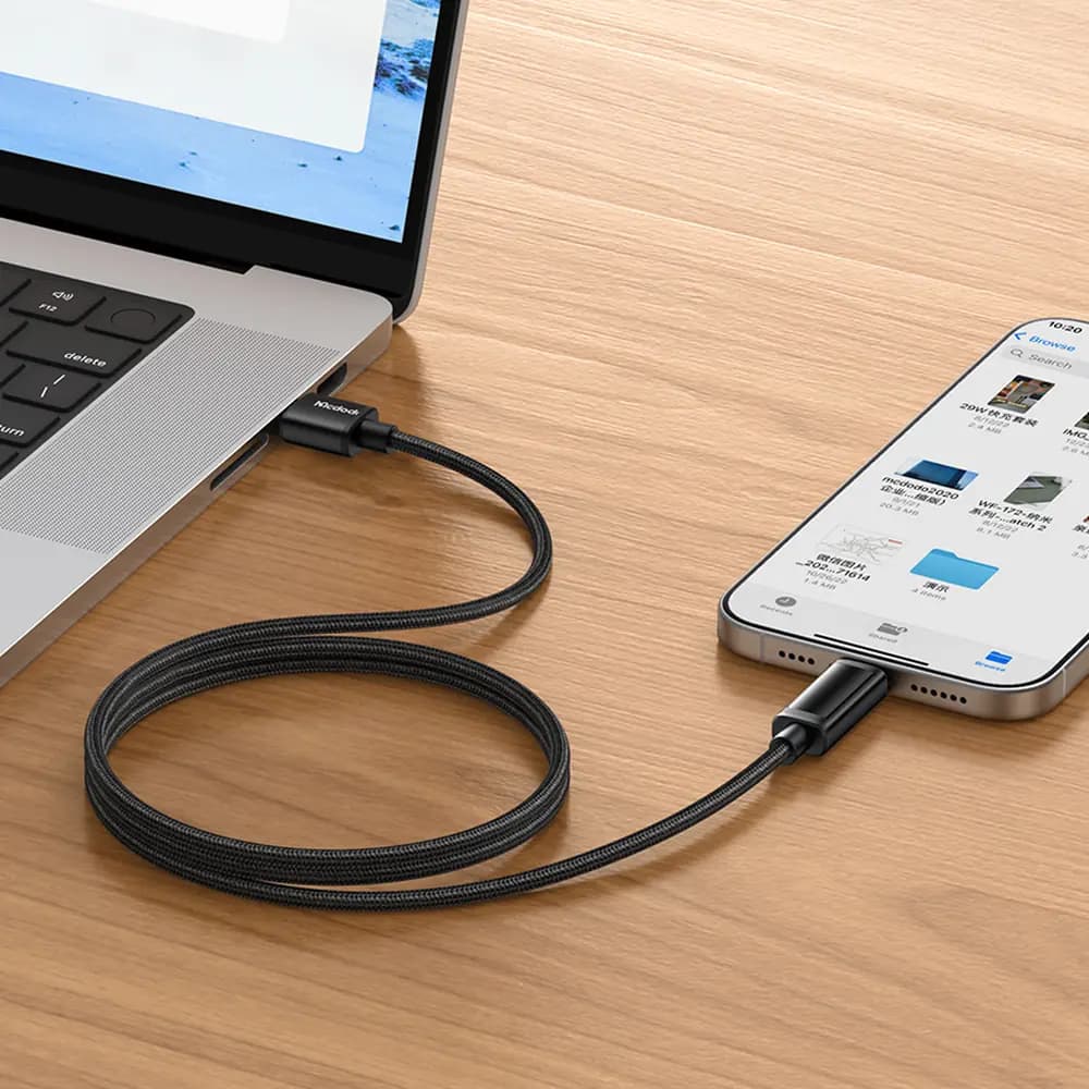 کابل شارژ آیفون USB به لایتنینگ مک دودو Mcdodo CA-797 با نمایشگر، 3 آمپر — تصویر ۸