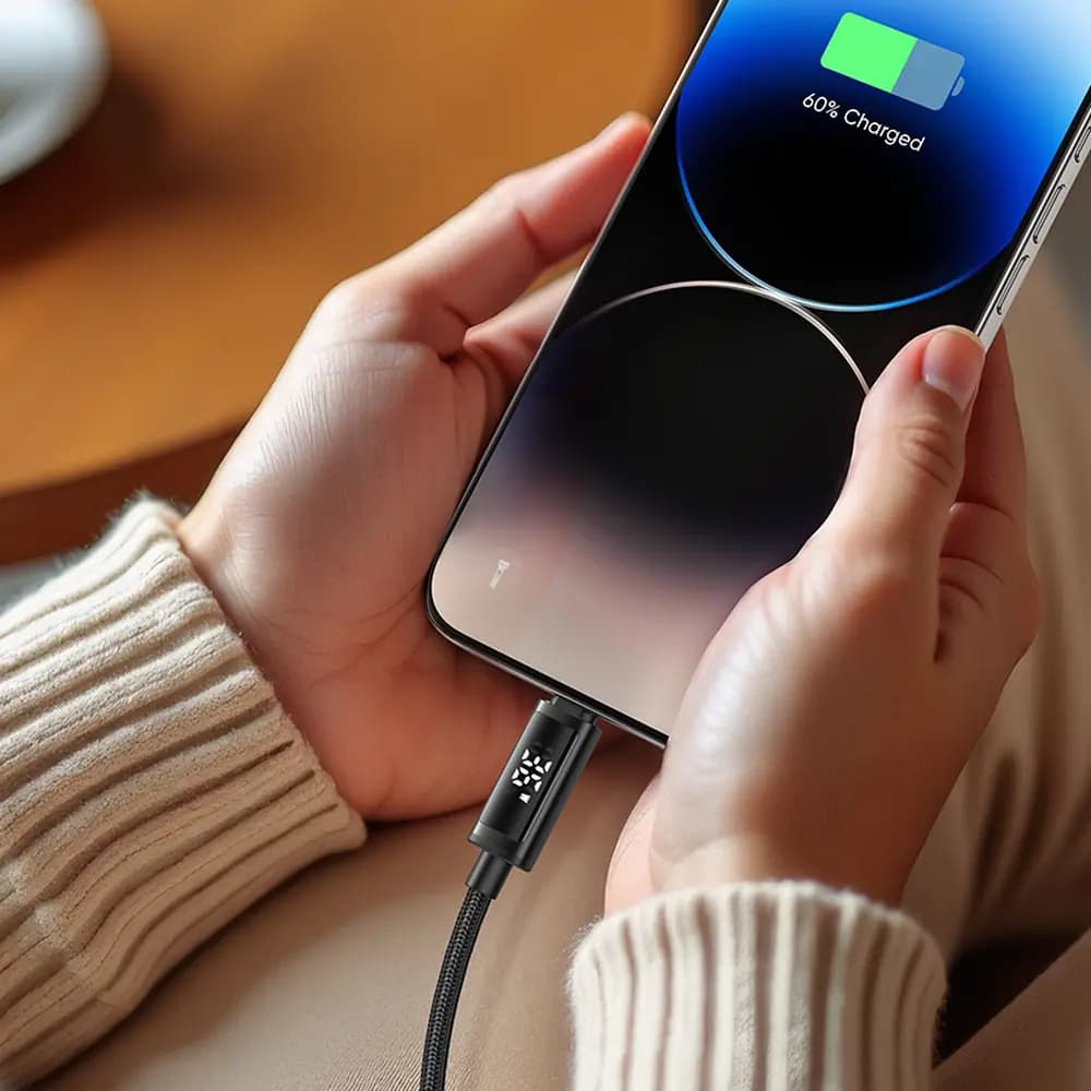 کابل شارژ آیفون USB به لایتنینگ مک دودو Mcdodo CA-797 با نمایشگر، 3 آمپر — تصویر ۴