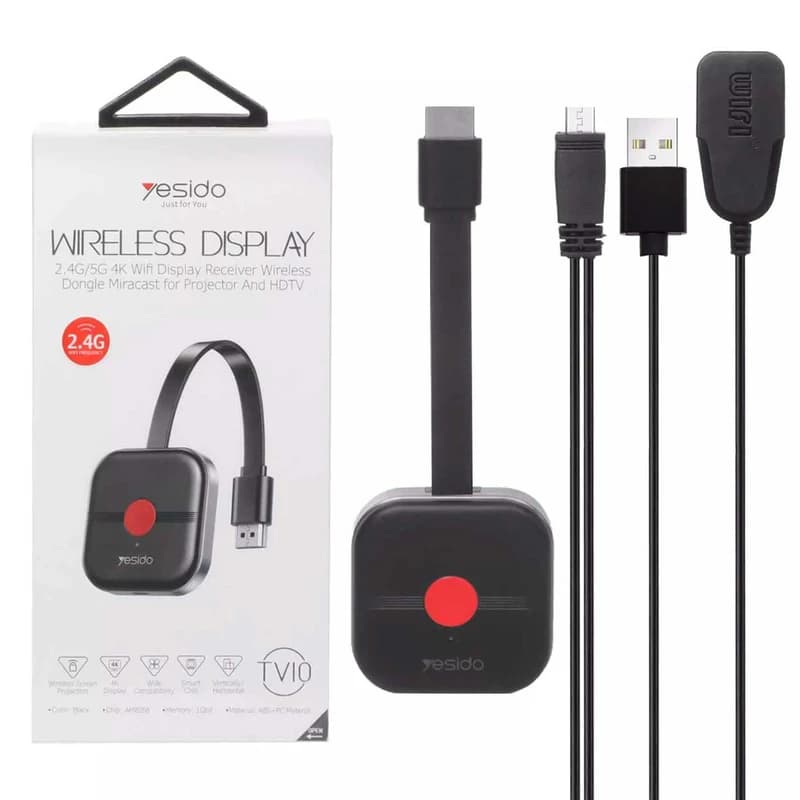 دانگل HDMI انتقال تصویر یسیدو مدل Yesido TV10 — تصویر ۳