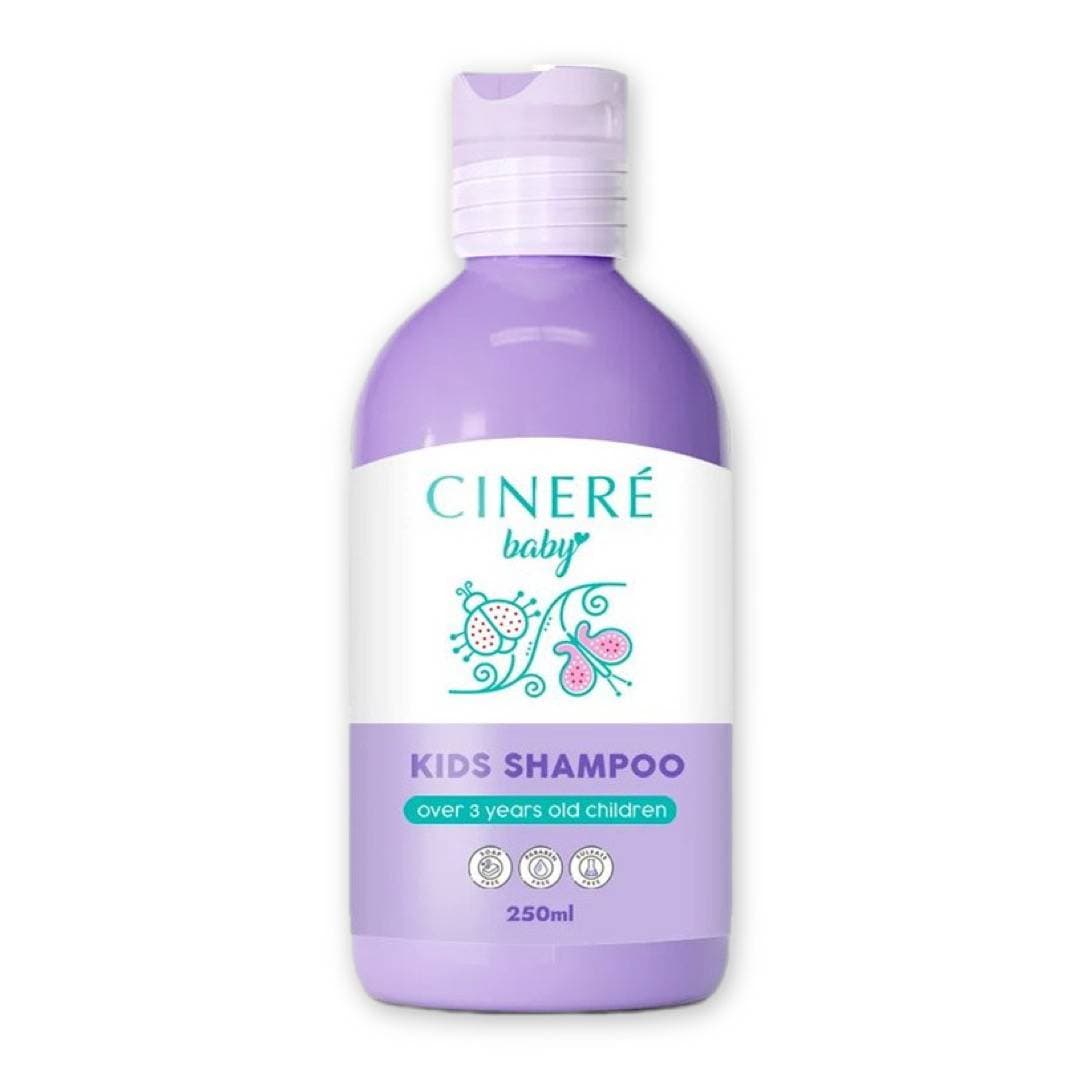 شامپو کودک مناسب بالای 3 سال سینره CINERE مدل Kids Shampoo حجم 250 میل