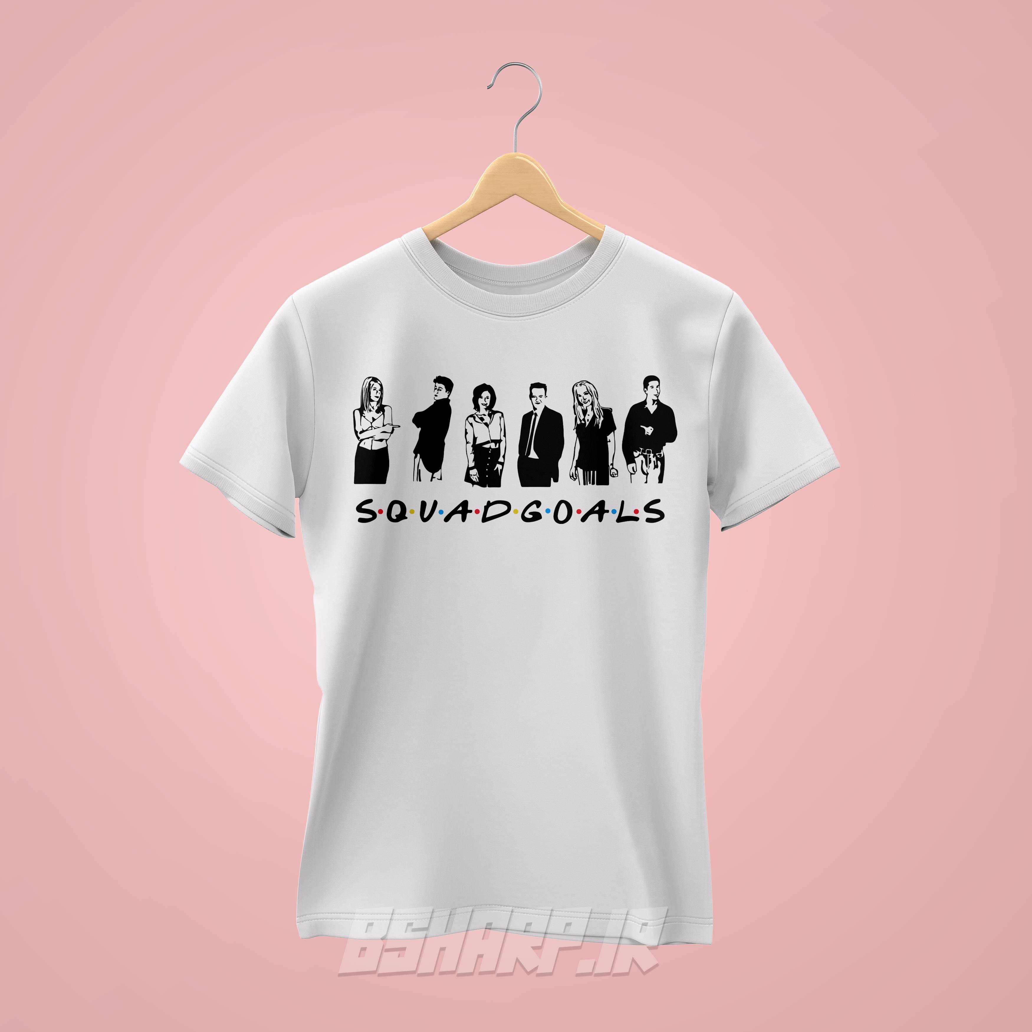 تیشرت Friends طرح SQUAD GOALS — تصویر ۲