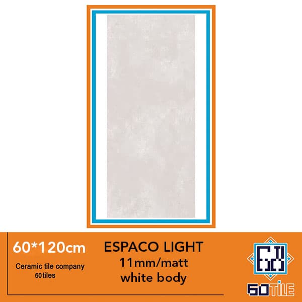 Espaco Light -کاشی خاطره کویر یزد-طرح اسپاکو روشن-لعاب مات-120*60-برند تروسکه