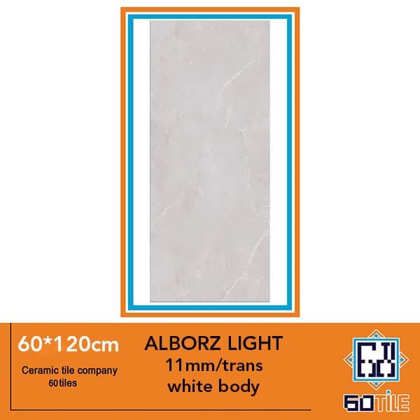 Alborz Light -کاشی خاطره کویر یزد -طرح البرز روشن-لعاب براق-120*60 – برند تروسکه