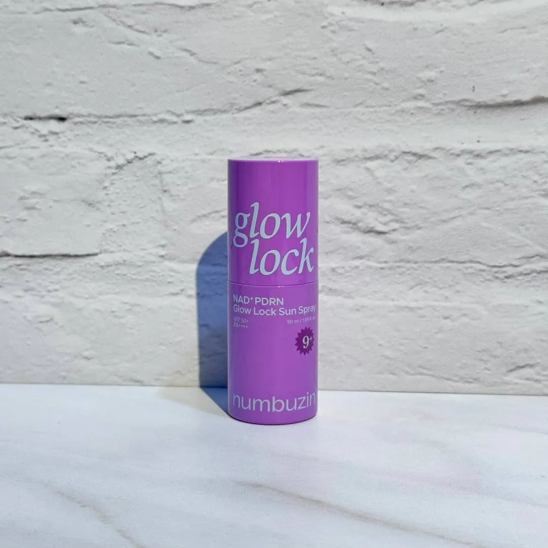 اسپری ضد آفتاب شماره 9 NAD+ و PDRN نامبوزین 50 میل Numbuzin No.9 Glow Lock NAD+ PDRN Sun Spray — تصویر ۳