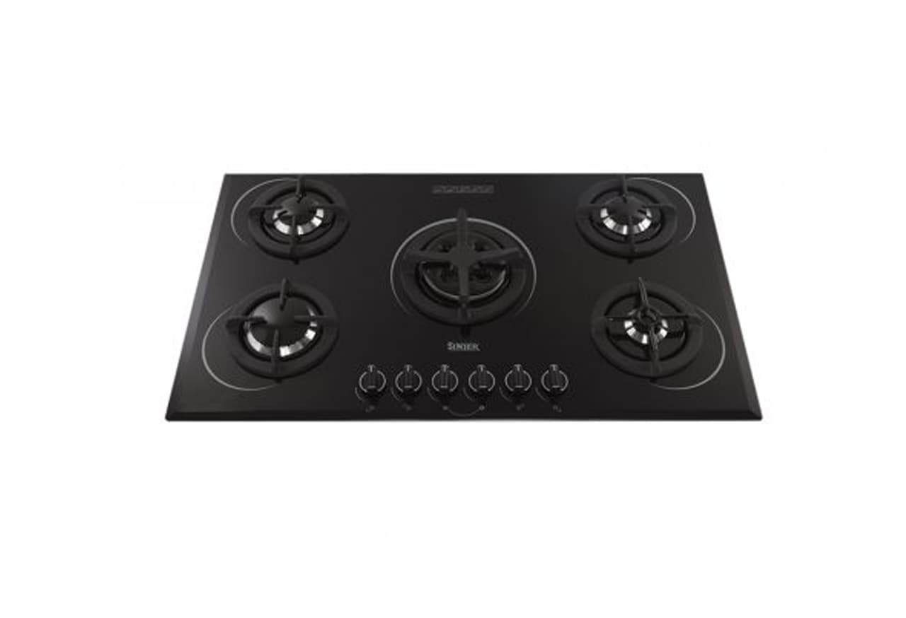 اجاق گاز پنج شعله شیشه ای سینجر SDG505Dبا کد جدید 5005D